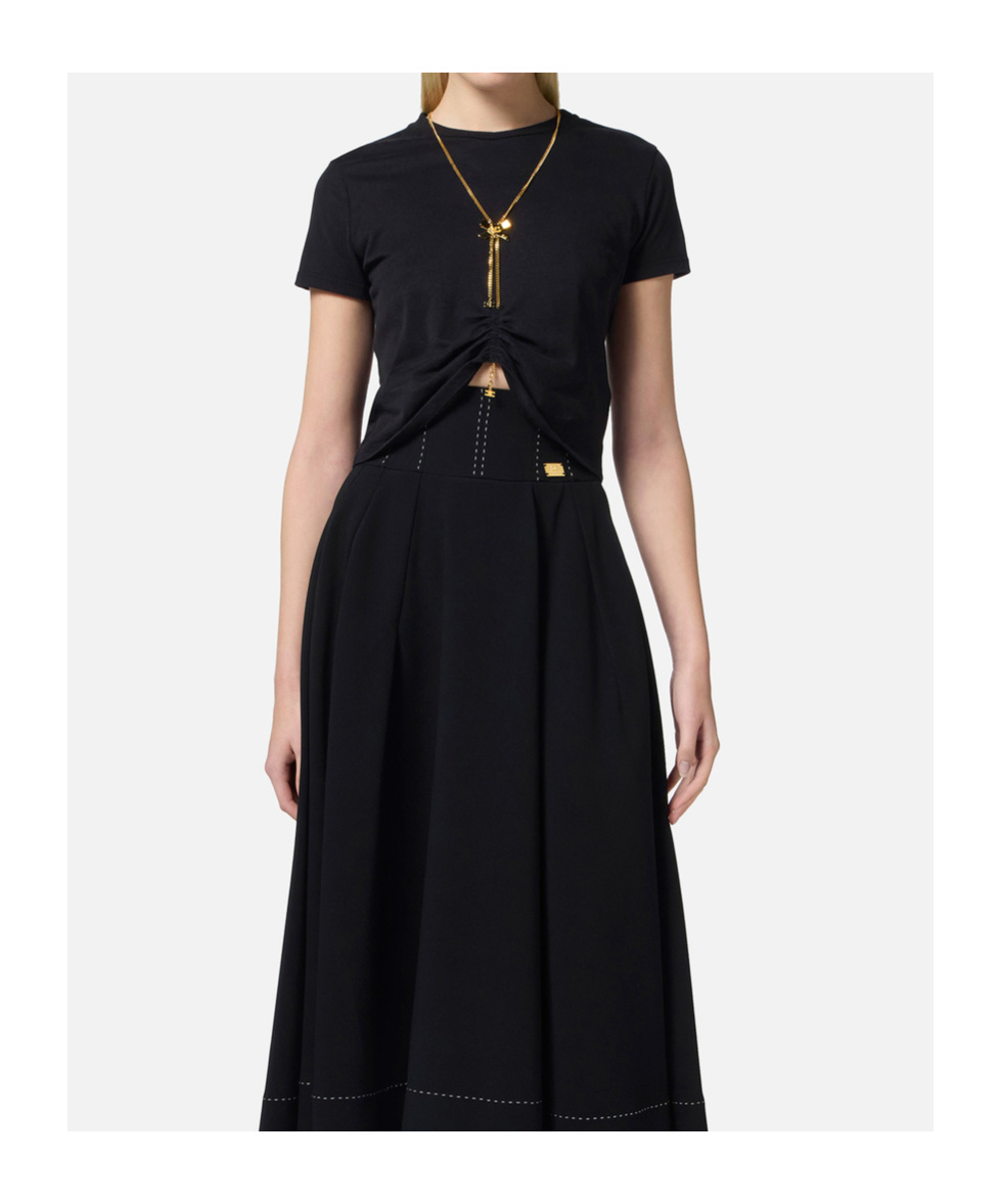 Elisabetta Franchi T-shirt In Black