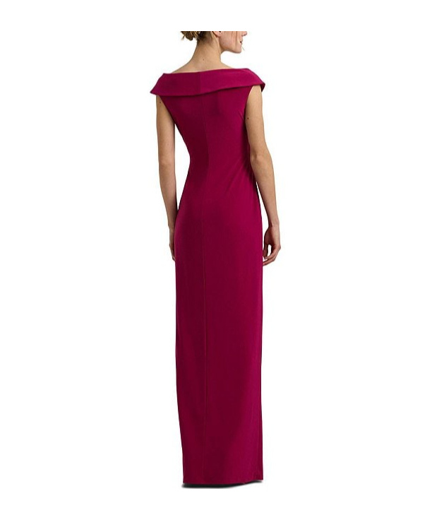 Polo Ralph Lauren Leonida Sleeveless Gown In Red