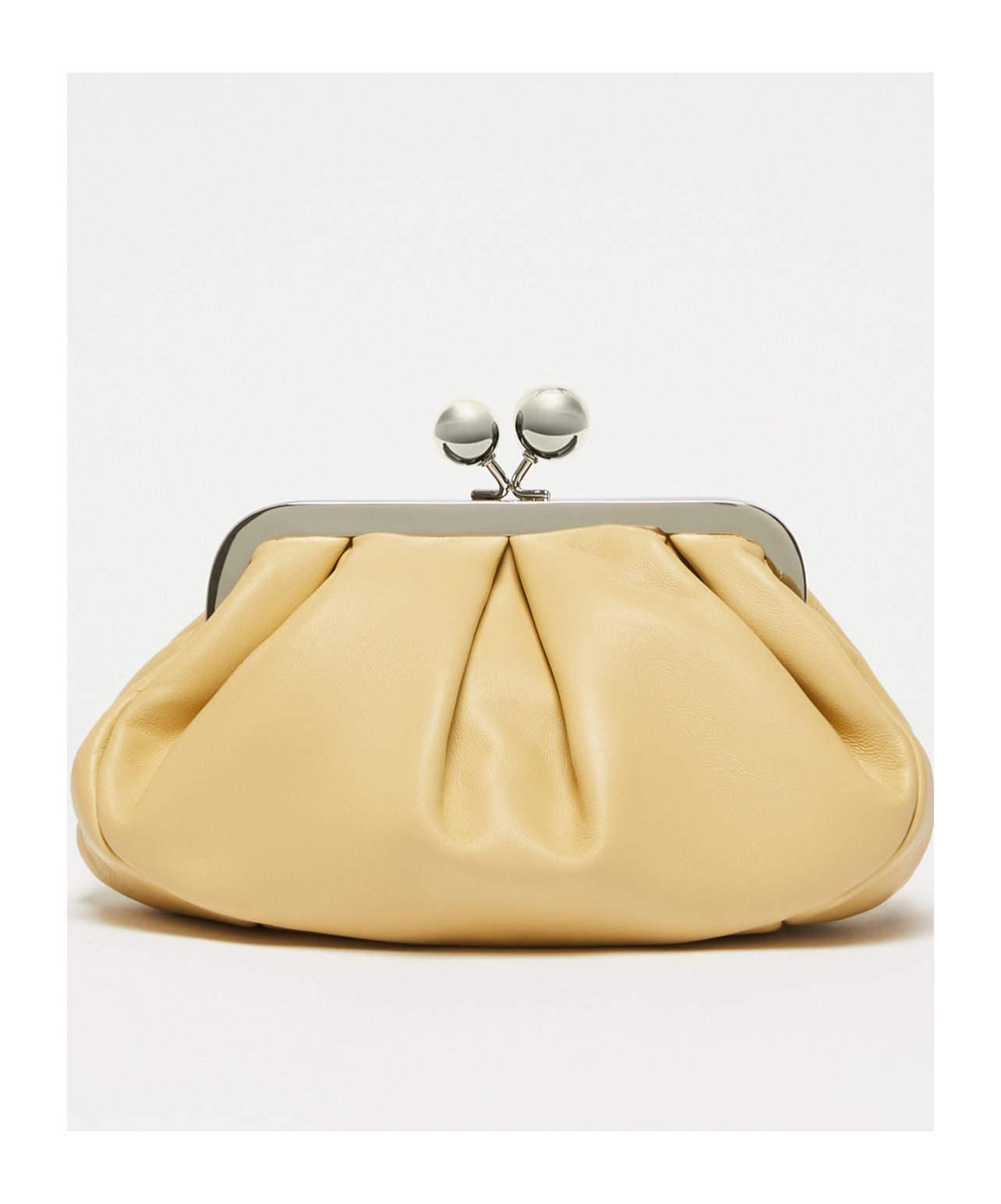 Weekend Max Mara Pasticcino Small Napa Purse In Nude