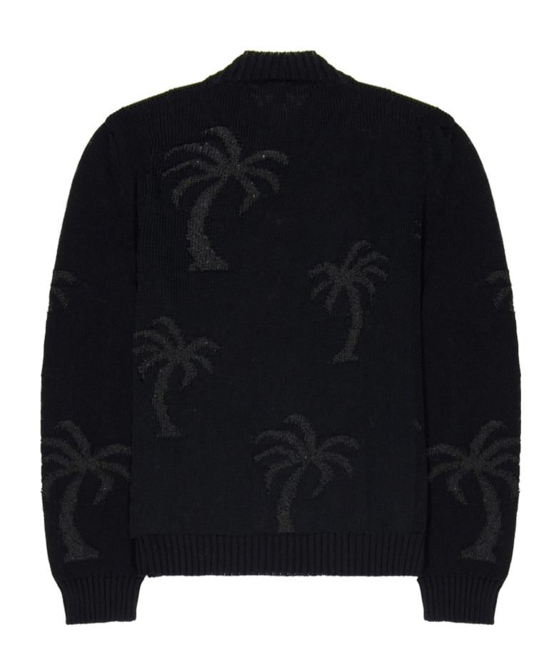 Laneus Relaxed Fit Polo Knitwear In Luxurious Wool-cashmere Blend In Black