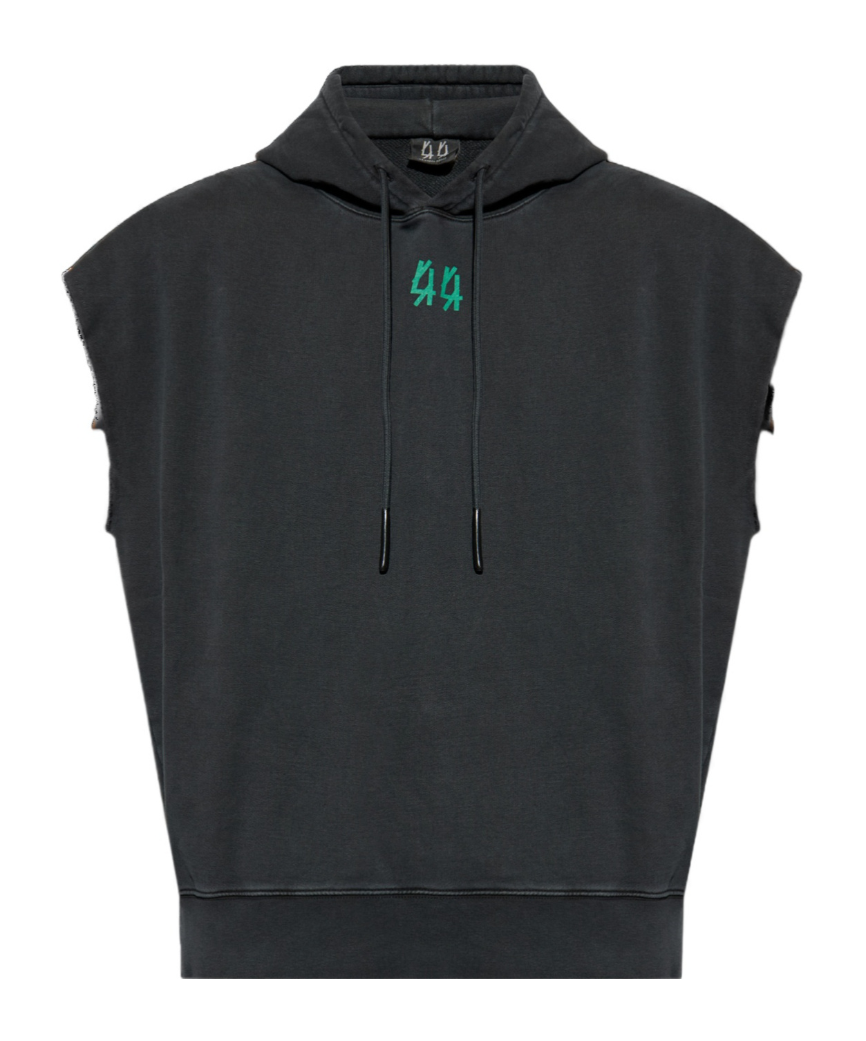 44 Label Group Hooded Sleeveless Vest In Gray