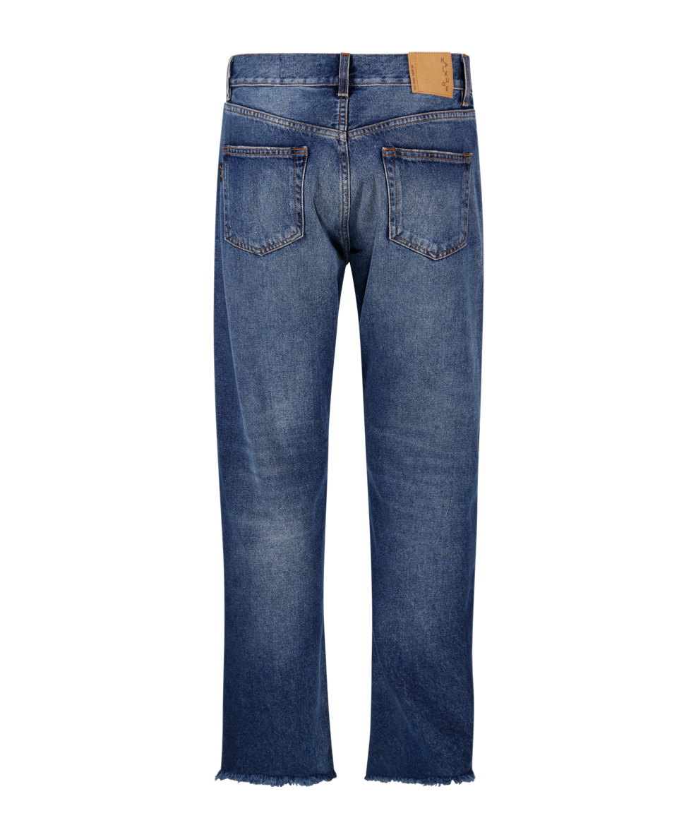 Haikure Belt-loop Jeans In Blue