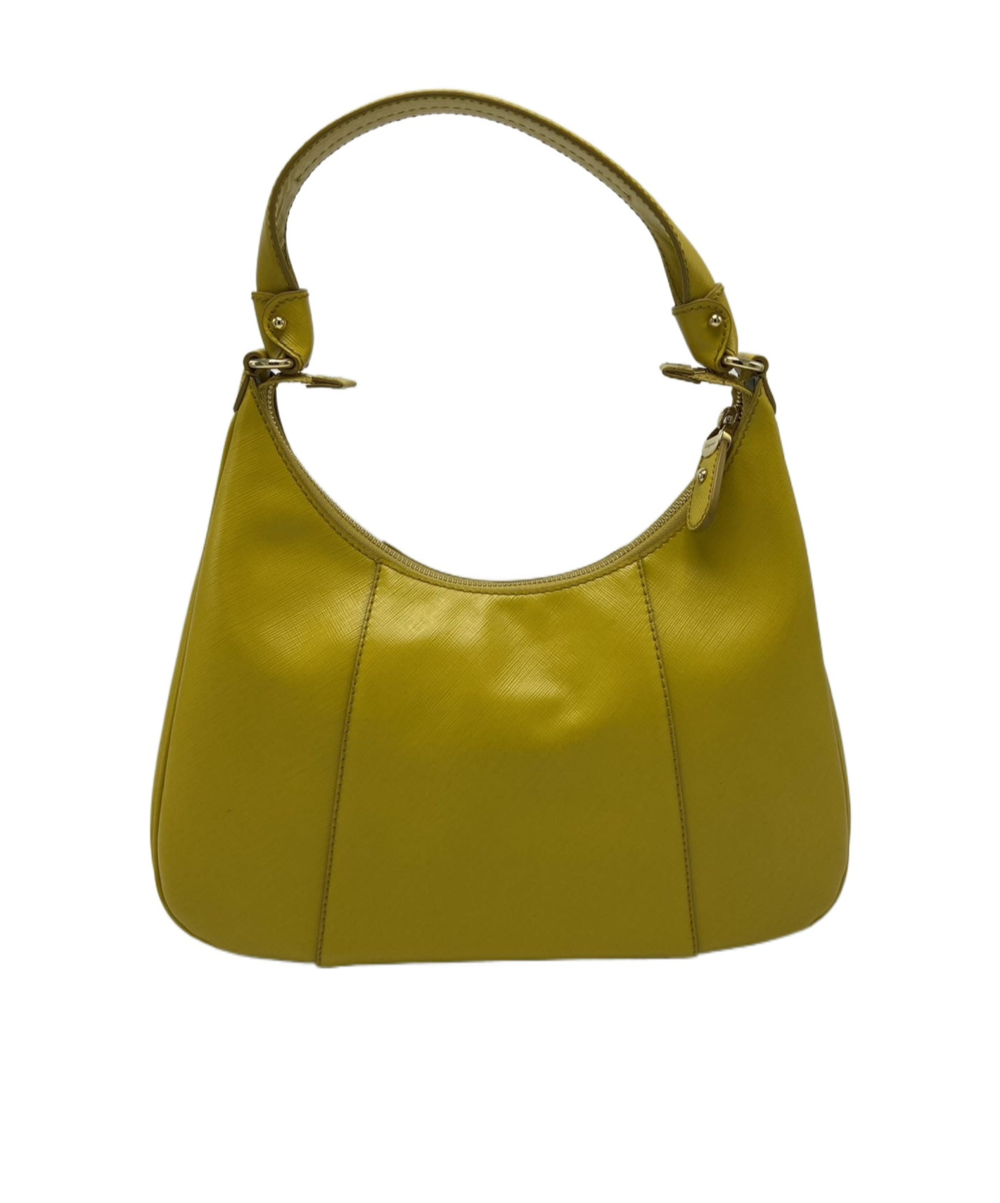 Ferragamo Zippered Shoulder Bag In Green