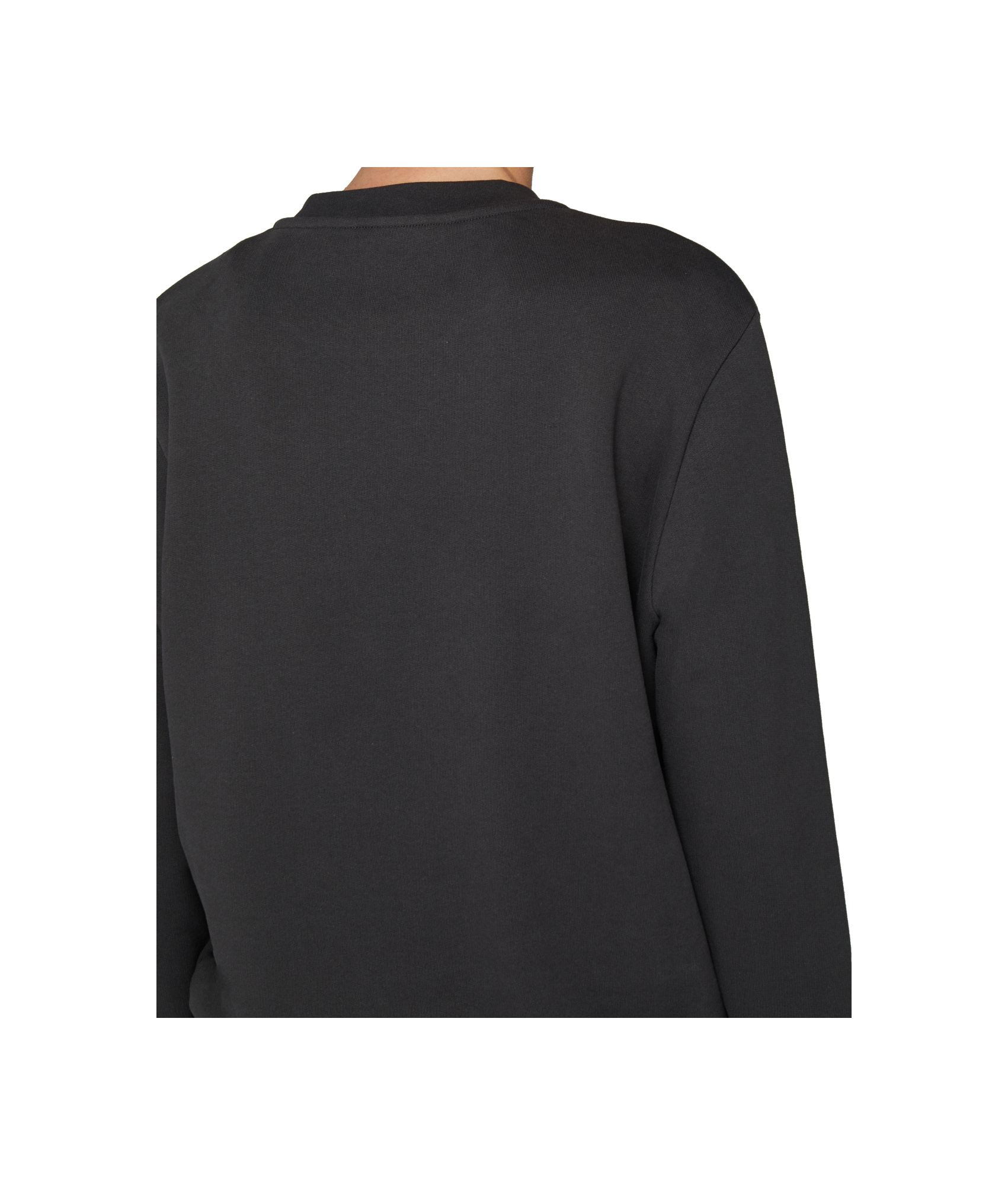 Shop Moncler Logo Sweatshirt In Grey