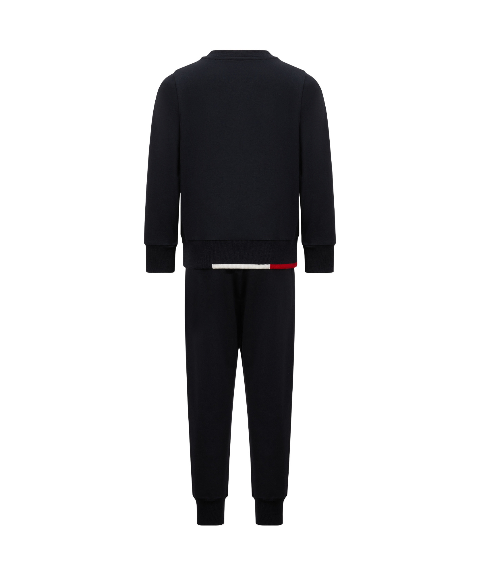 Moncler Three-color Trimmed Cotton Sportswear Set In Blue