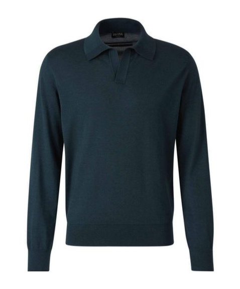 Shop Zegna Cashseta Polo Shirt