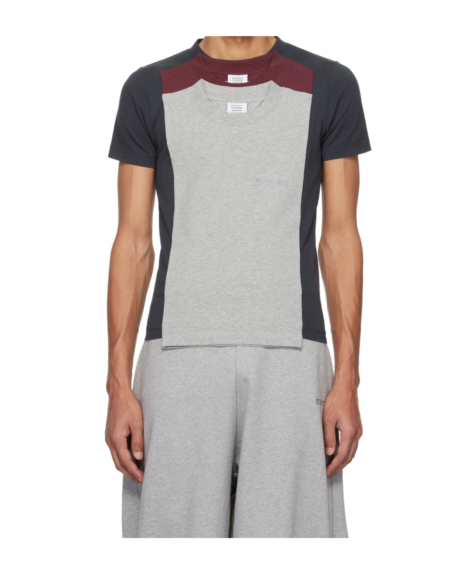 Vetements Short Sleeve T-shirt In Gray
