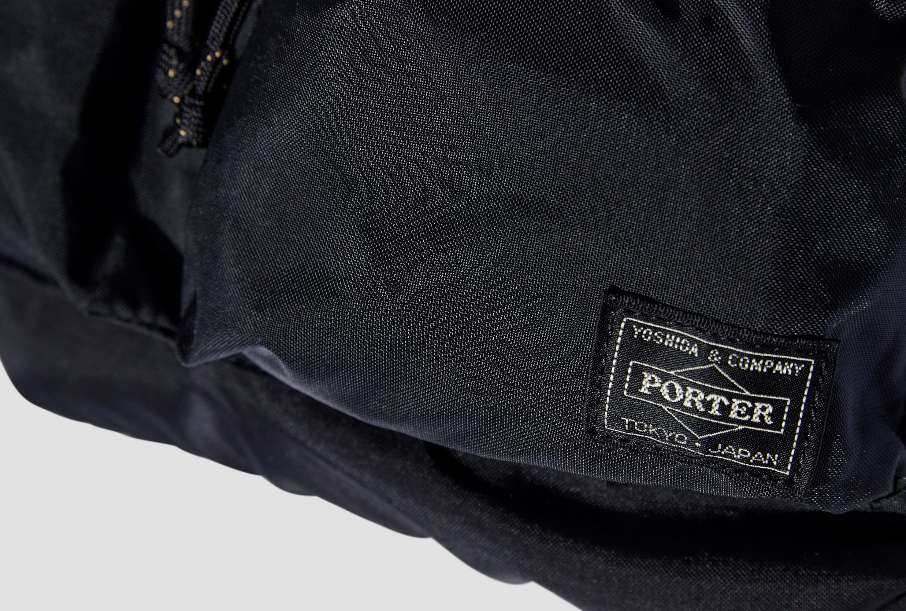 Porter-yoshida & Co Logo Shoulder Bag In Black
