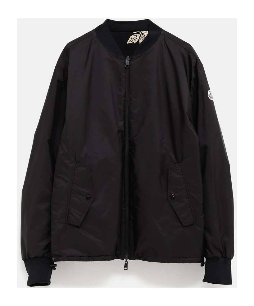 Moncler Double-sided Casual Jacket In Black