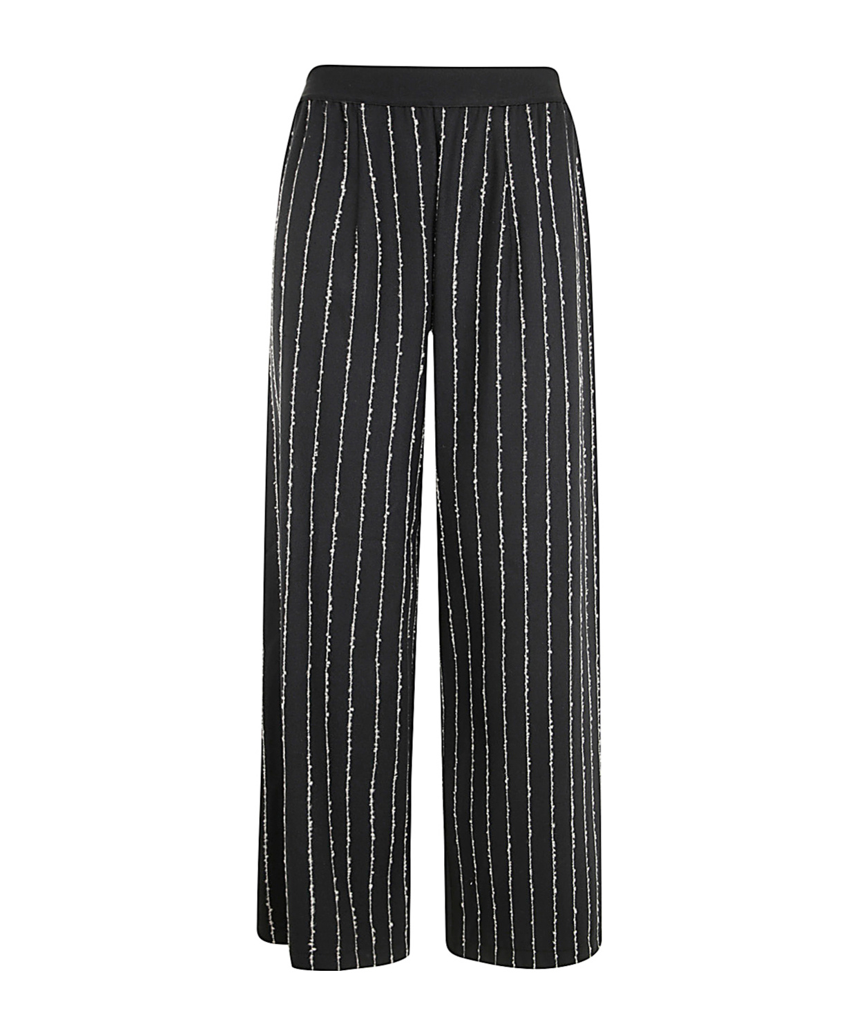 Maria Calderara Wide And Long Pants In Black