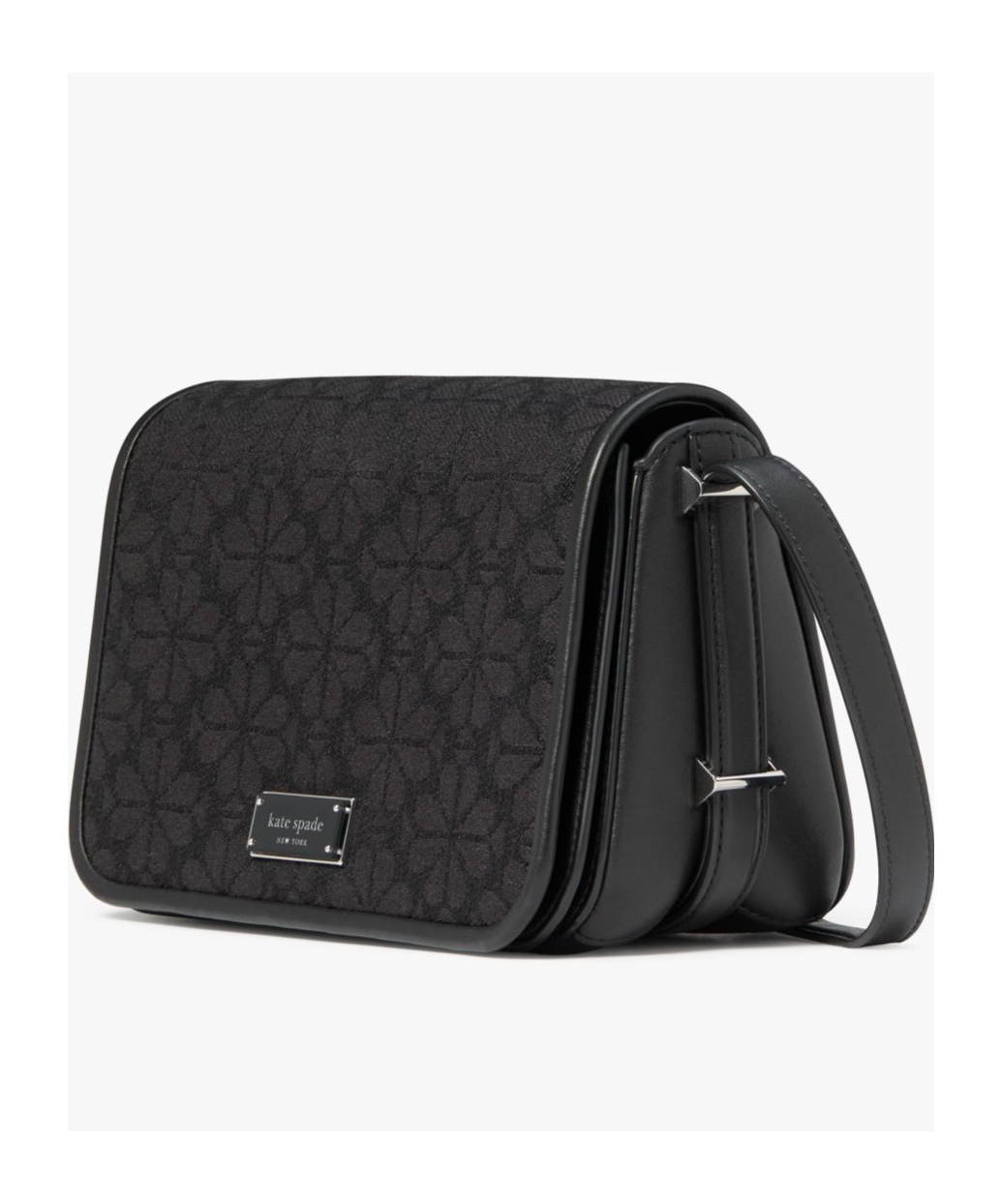 KATE SPADE FLORAL-JACQUARD CROSSBODY BAG