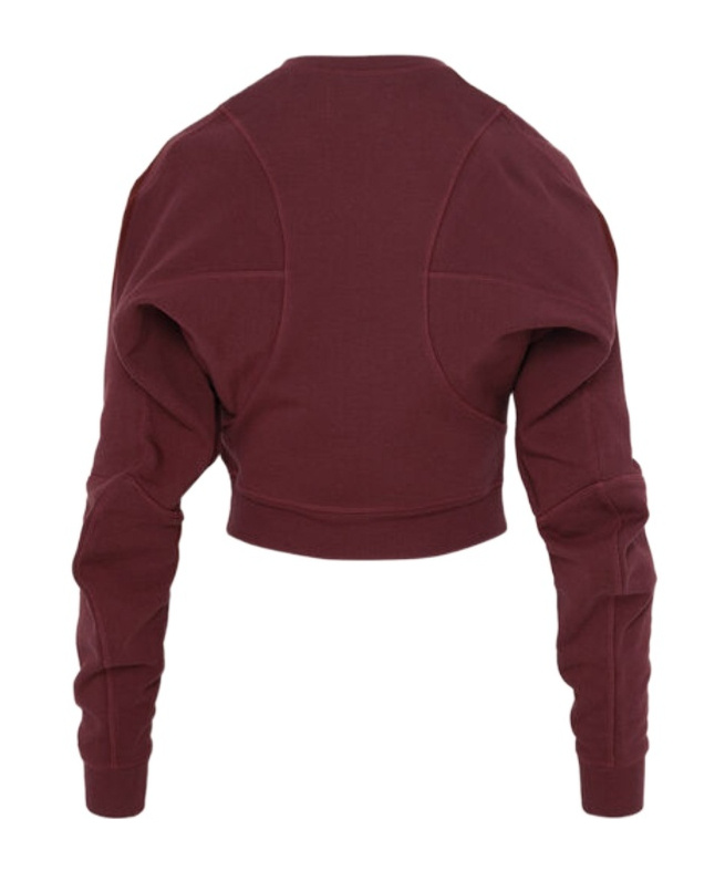 Vivienne Westwood Orb-embroidered V-neck Sweater In Burgundy