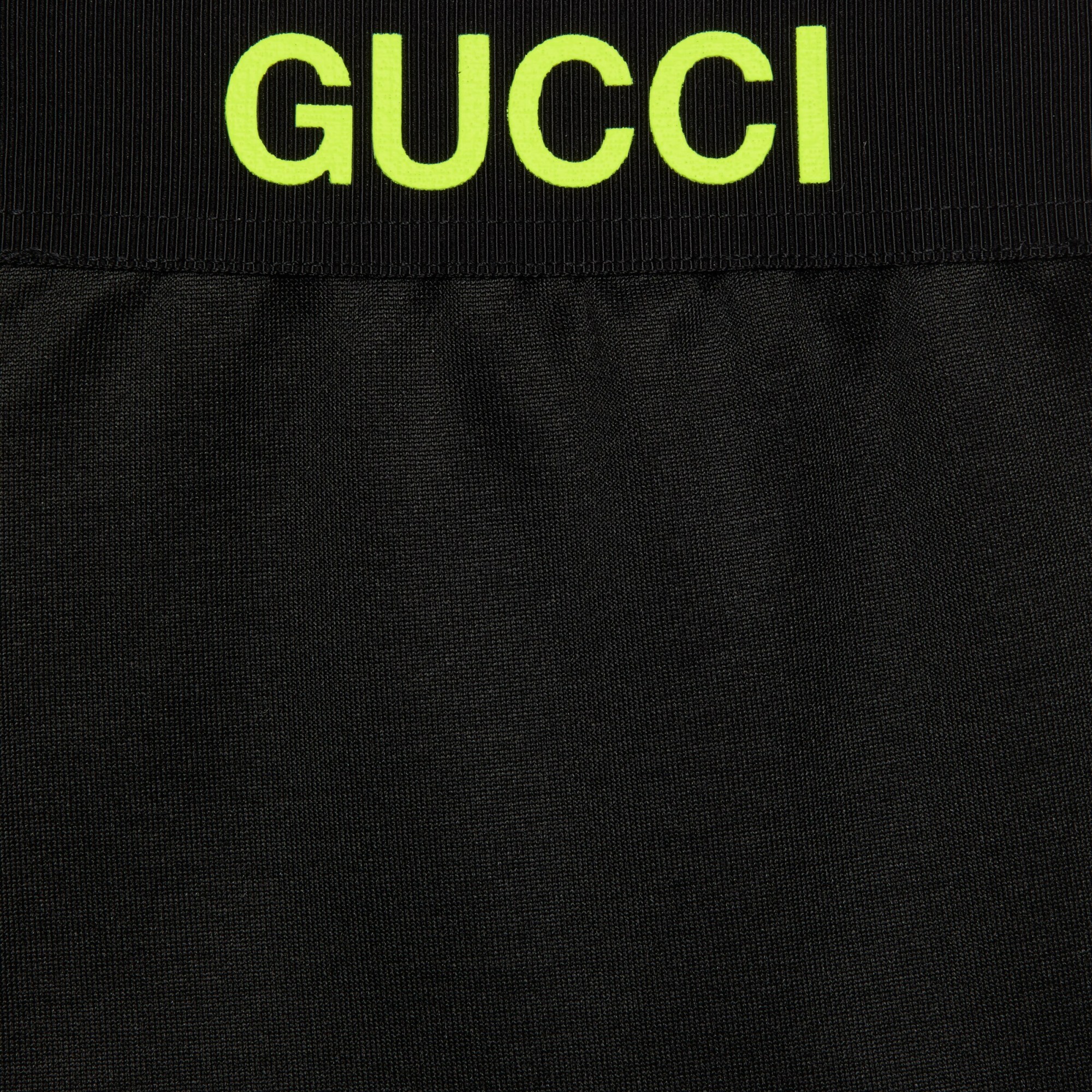 Gucci Logo-print Leggings In Black