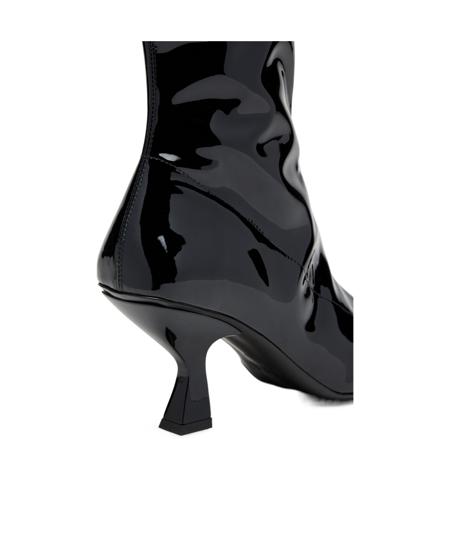 Diesel 75mm Amber Logo-plaque Ankle Boots In Black