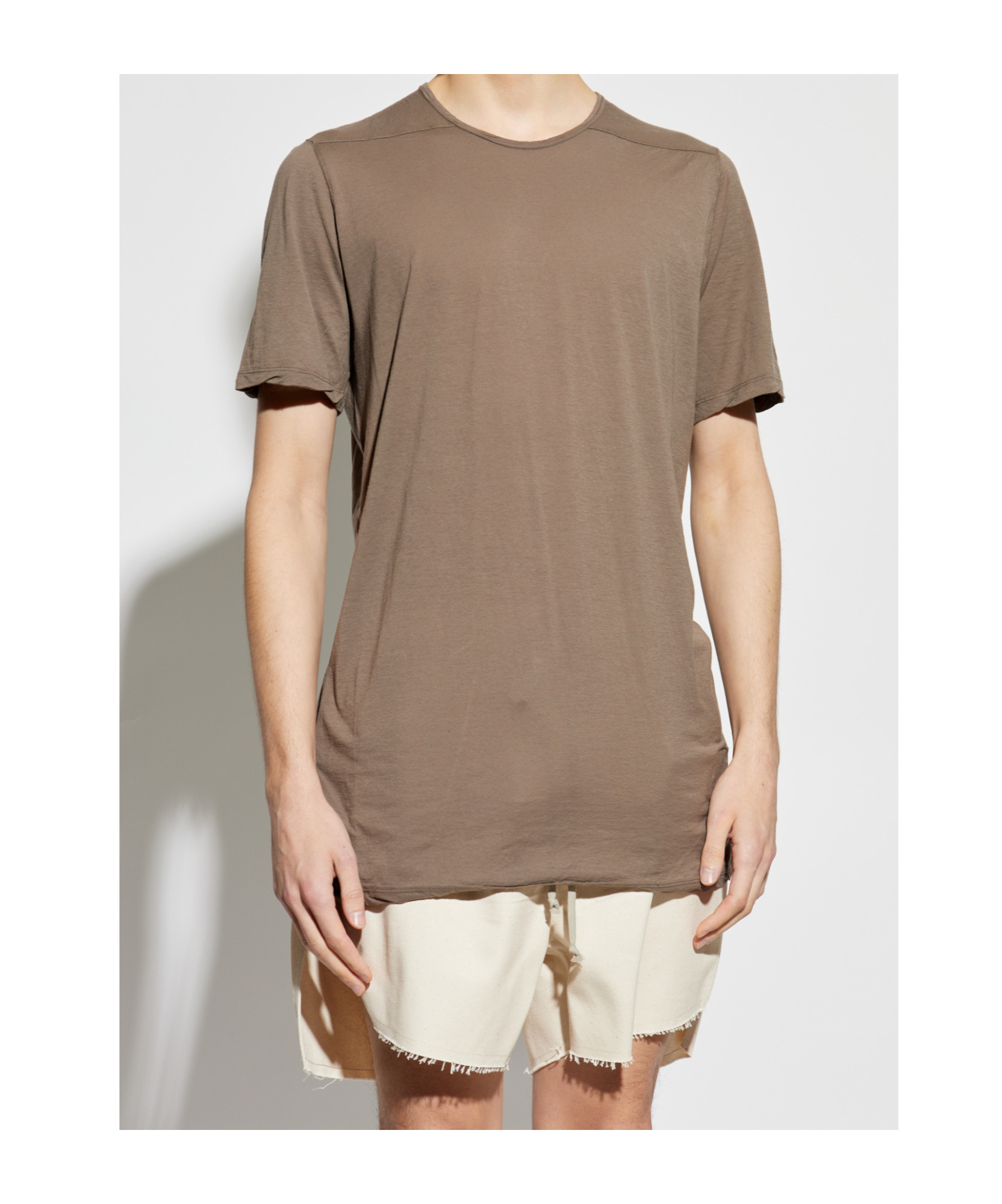 Rick Owens Drkshdw Short-sleeved T-shirt In Brown