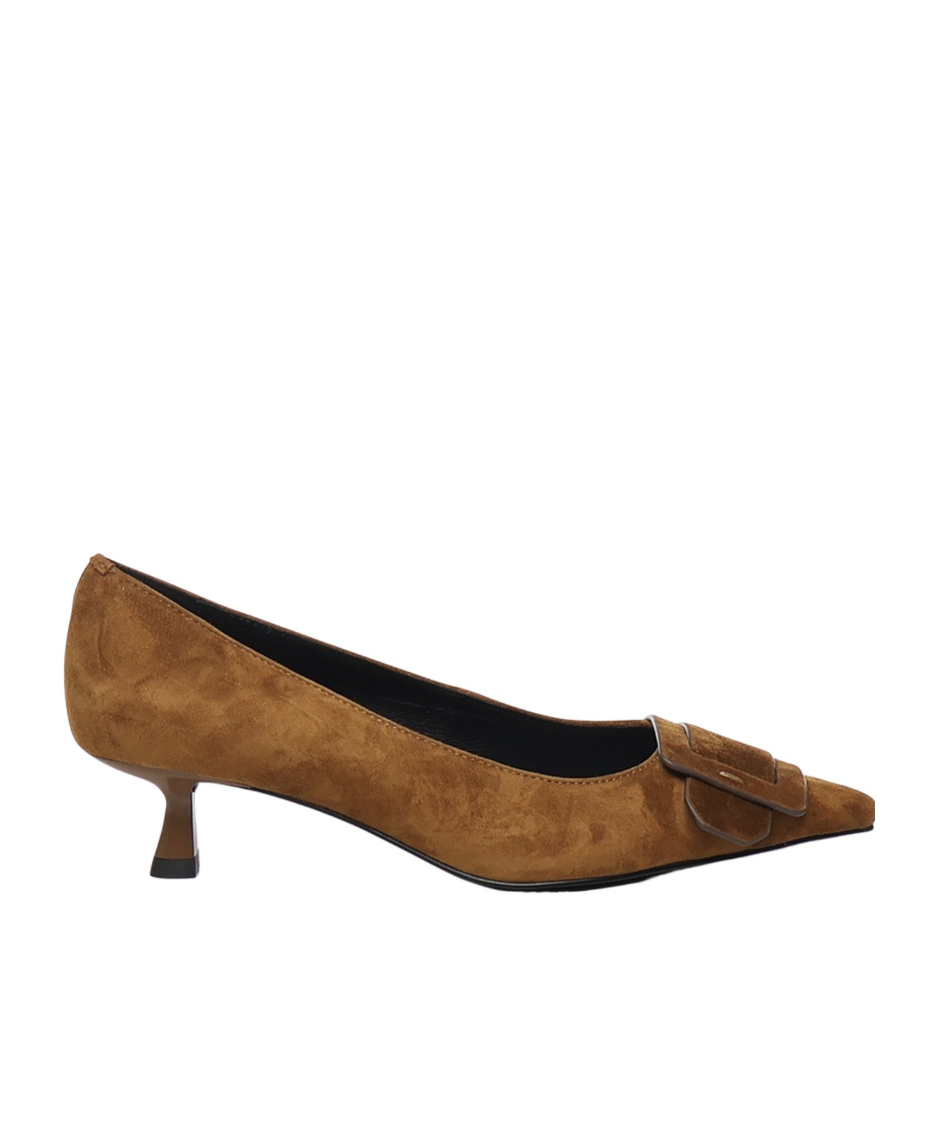 Bibi Lou Suede High Heels In Brown
