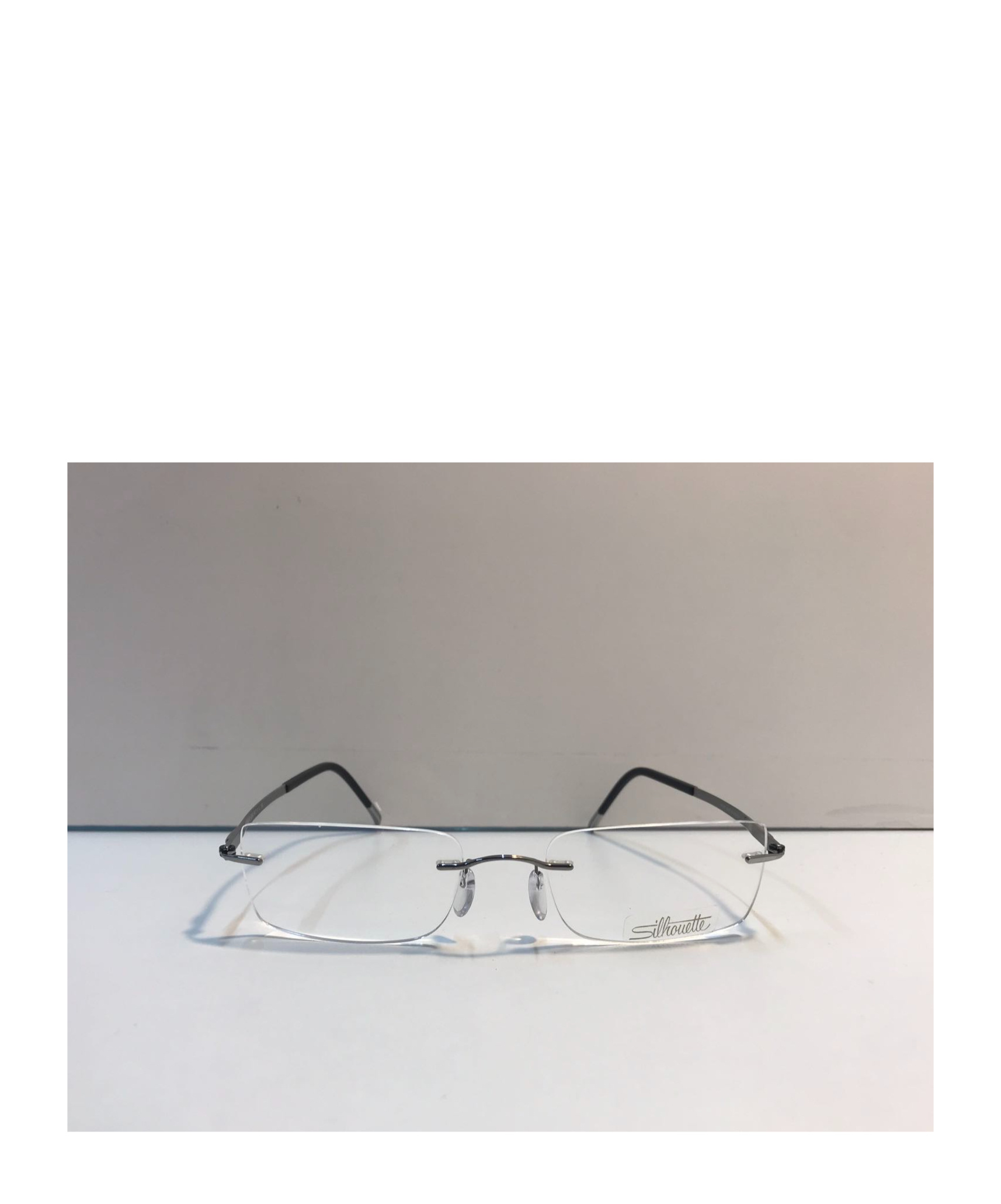 Silhouette Rectangular Frameless Flat Mirror In White