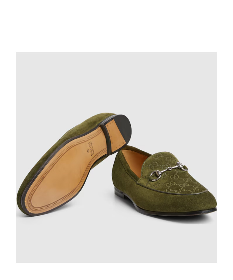 Gucci Herrenloafer Mit Horsebit In Green