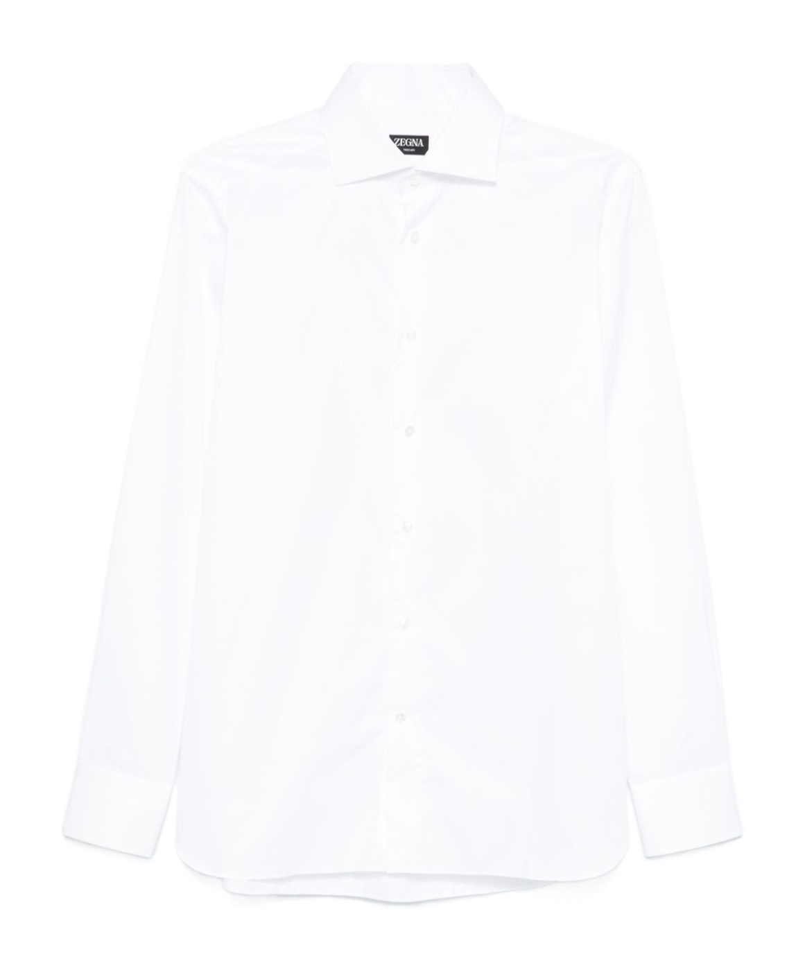 Shop Zegna Cotton Shirt In White