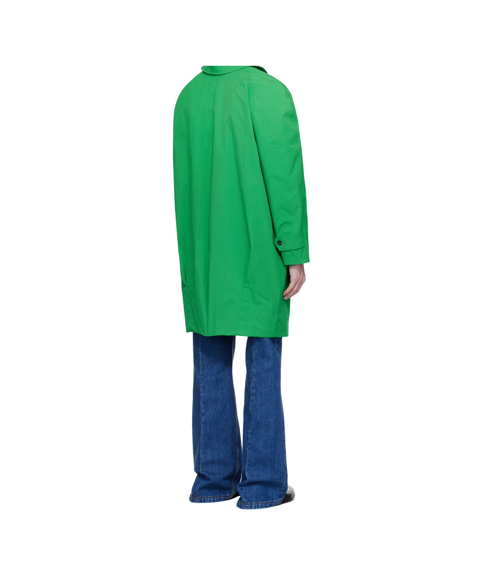 Bally Long Sleeve Coat In Green