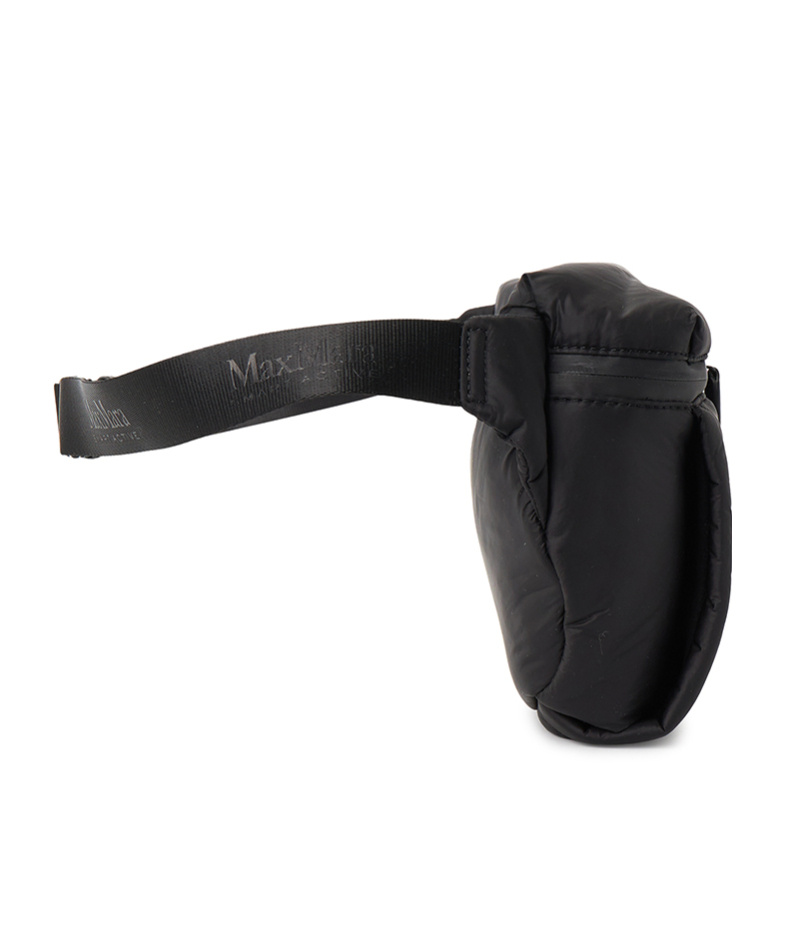 Max Mara Zippered Waist Pack In Black