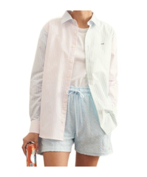 MAISON LABICHE PANELLED SHIRT