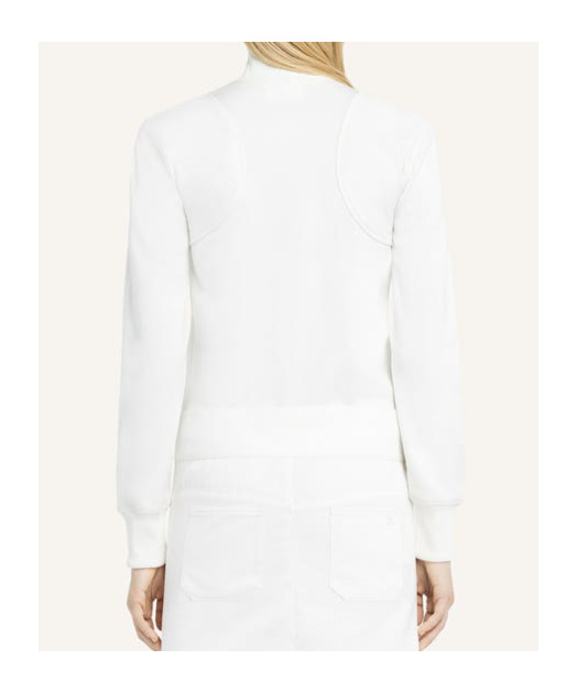 Shop Courrèges Scuba-jersey Jacket In White