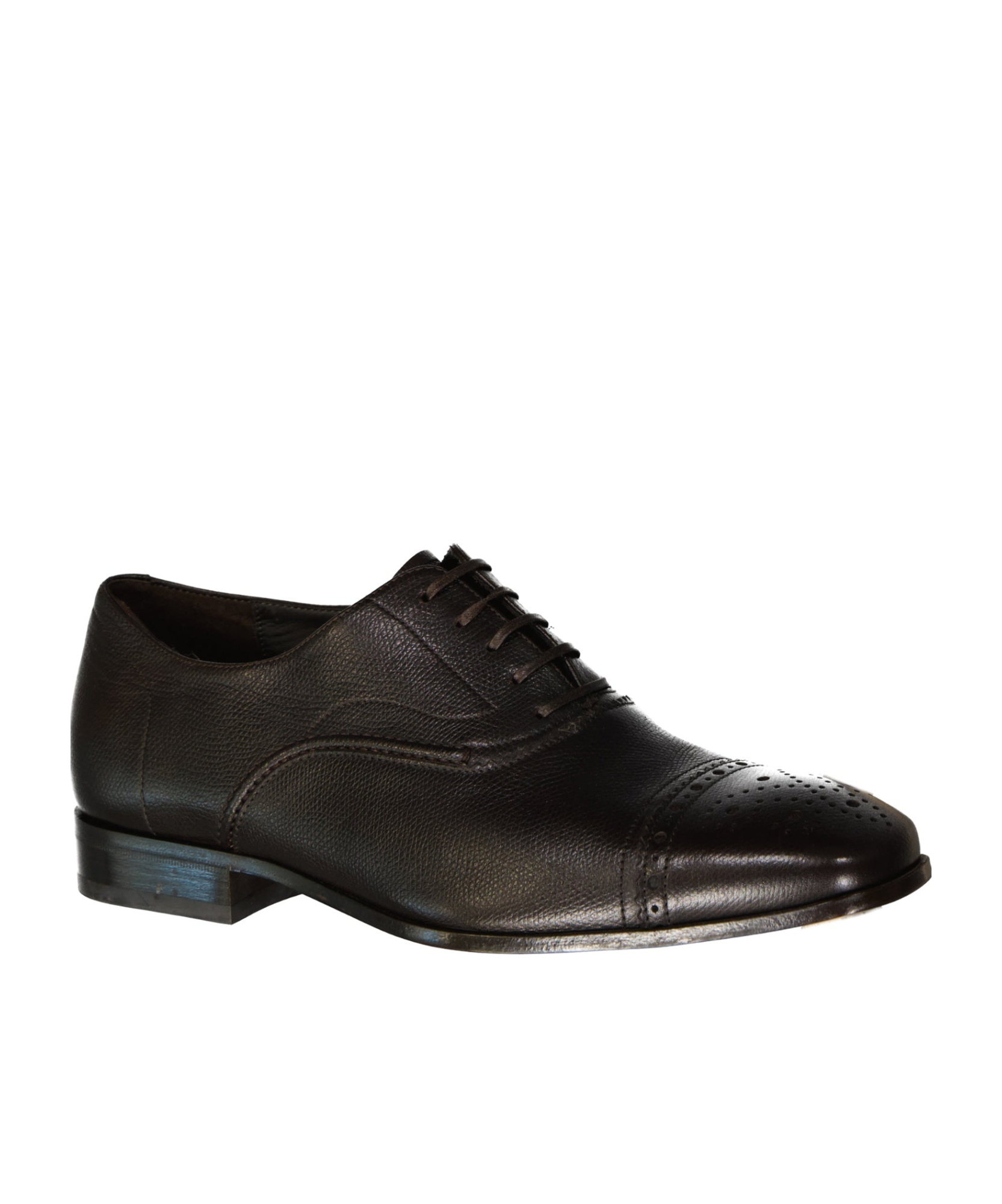 Ferragamo Maxime Appaloosa Leather Dress Shoe In Black