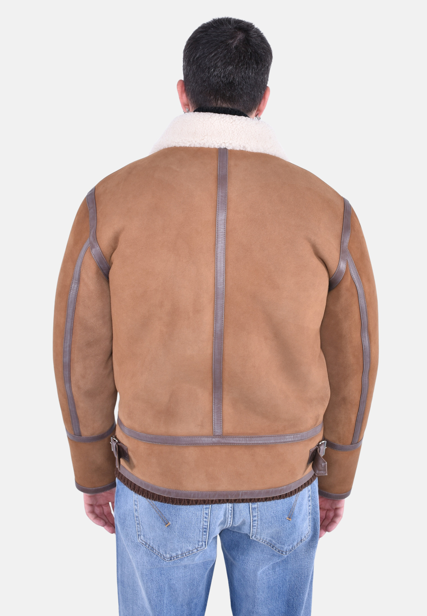 Dondup Zip-up Leather Jacket In Brown