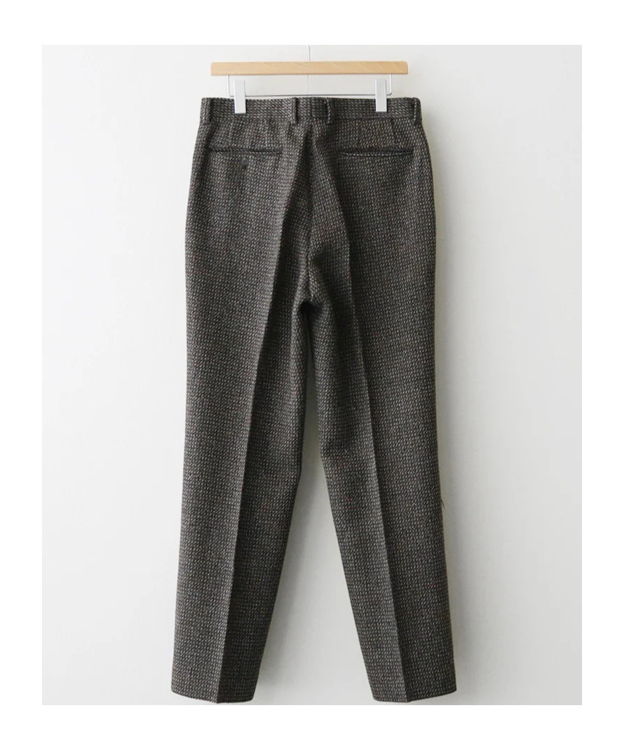 Auralee Belt Loop Casual Pants In Gray