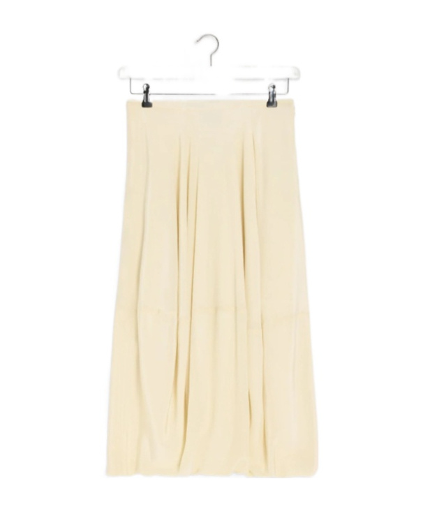 Lemaire Off-white Balloon Maxi Skirt In Neutral