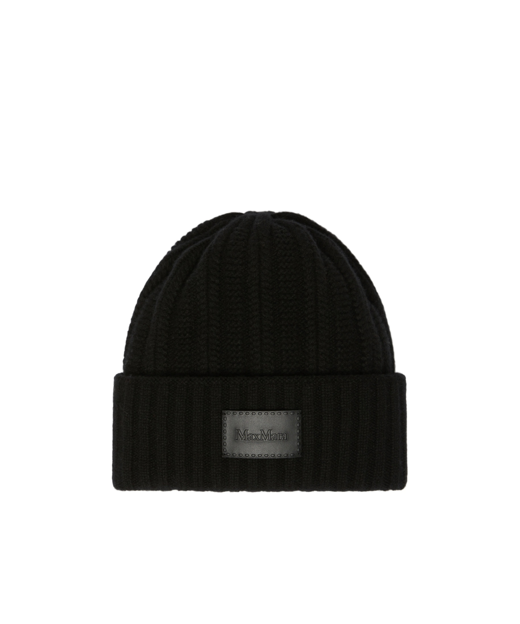 Max Mara Fishermans Knit Cashmere Beanie In Blue