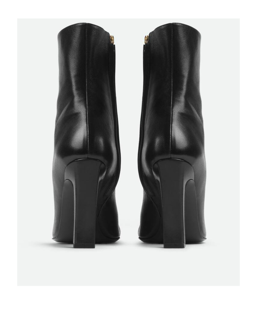 Shop Bottega Veneta Nico Ankle Boot In Black