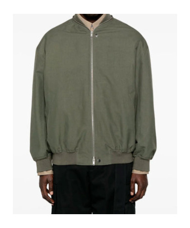 Jil Sander Cotton Bomber Jacket