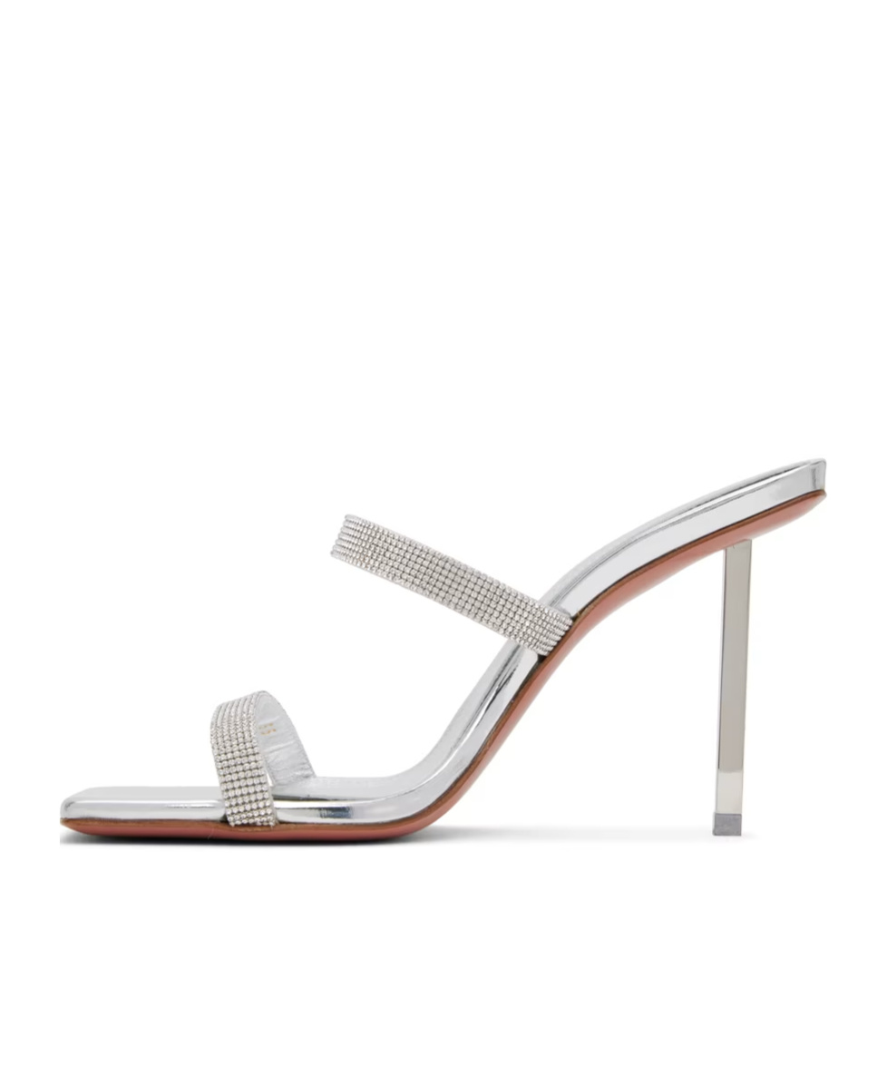 AMINA MUADDI RIH SINGLE-STRING HIGH-HEELED SANDALS
