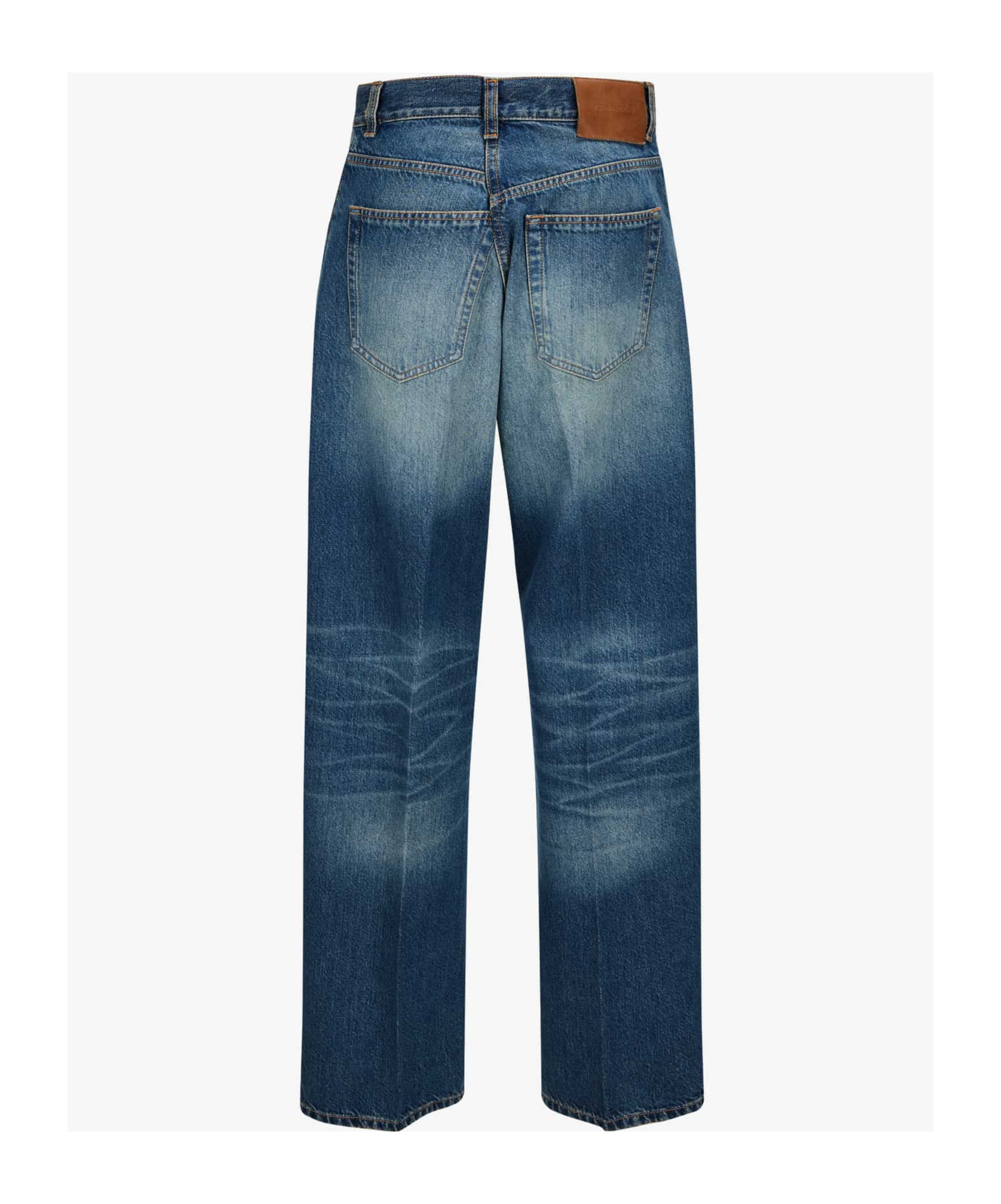 Victoria Beckham Belt-loop Jeans In Blue