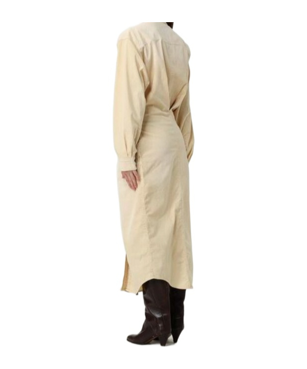 Isabel Marant Étoile Long Sleeve Dress In Neutral