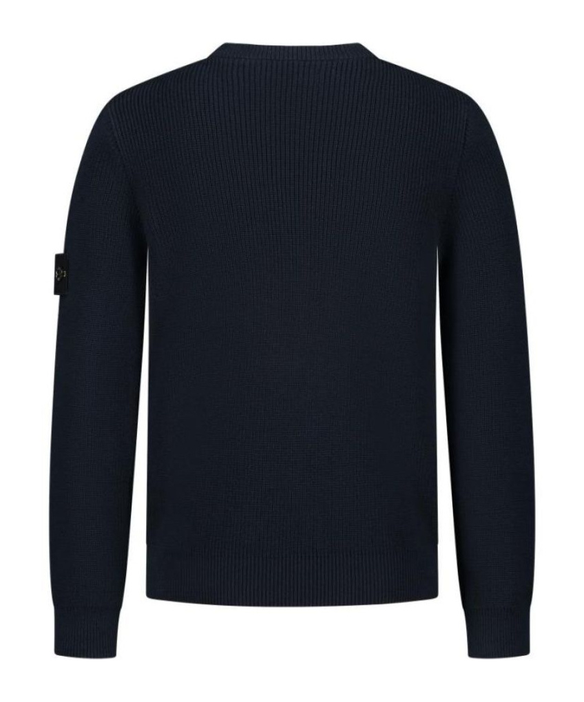 STONE ISLAND STONE ISLAND JUNIOR COMPASS-BADGE CREWNECK JUMPER