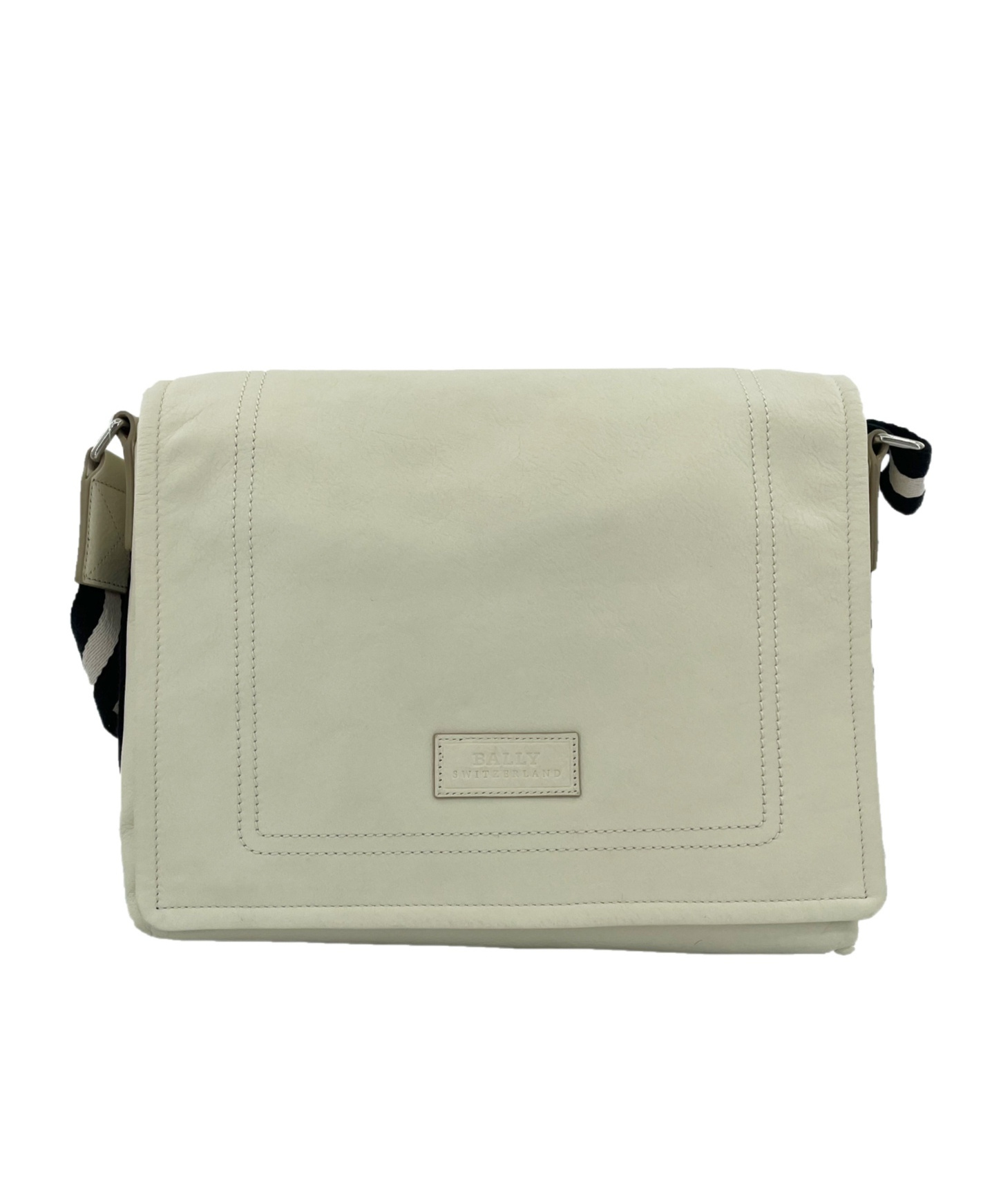 Bally Logo Flip Shoulder Bag In Nude