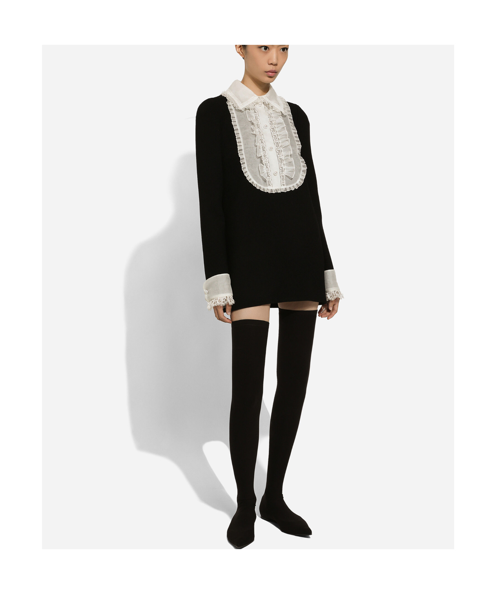 Dolce & Gabbana Mini Dress In Black