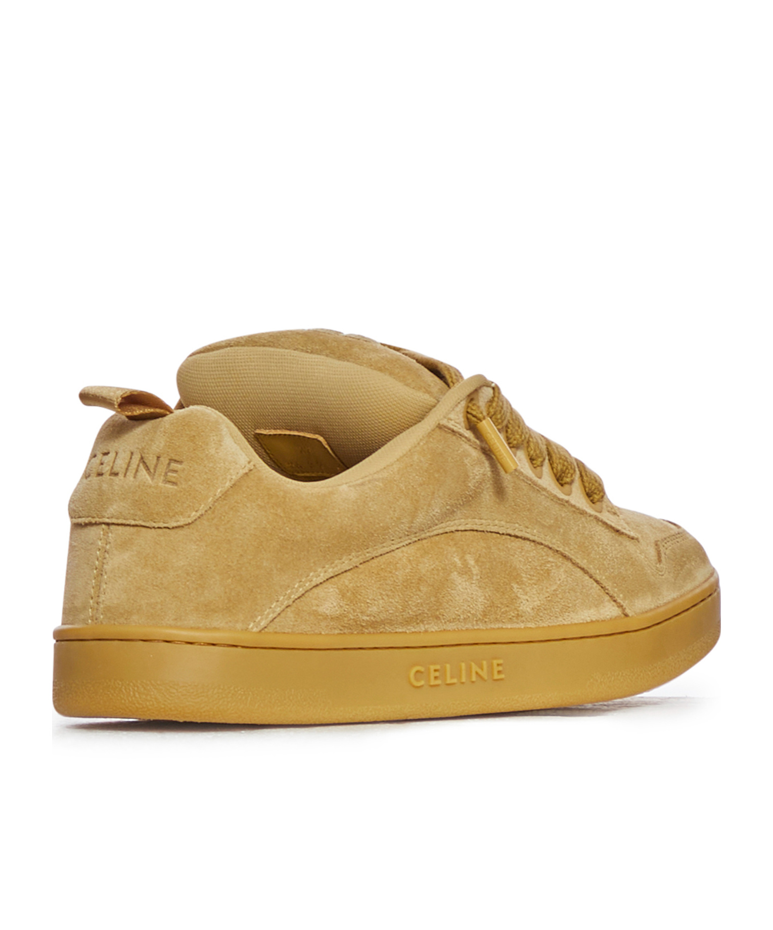 Celine Laced Sneakers In Nude