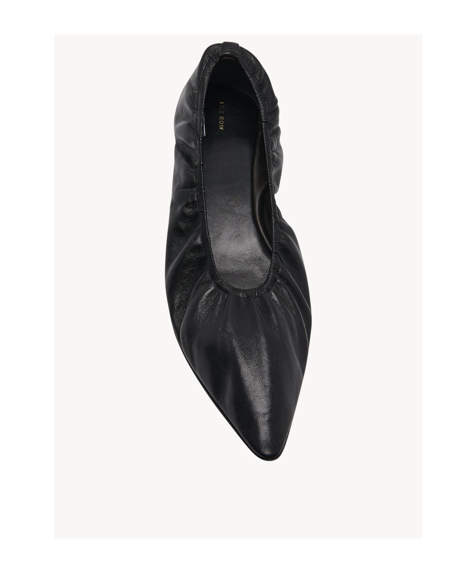 The Row Liisa Leather Ballet Flats