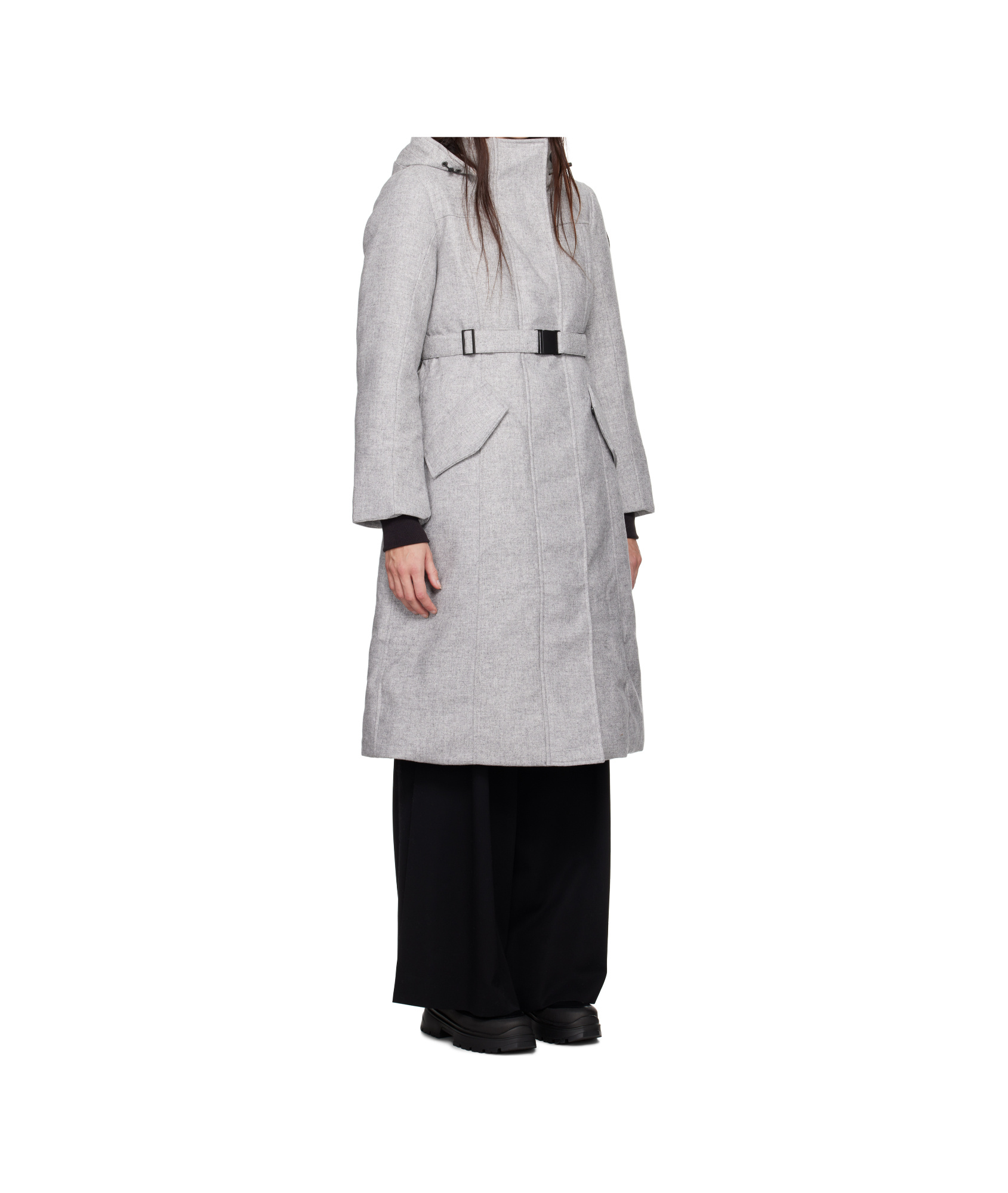 Canada Goose Gray Bala Down Jacket In Gray