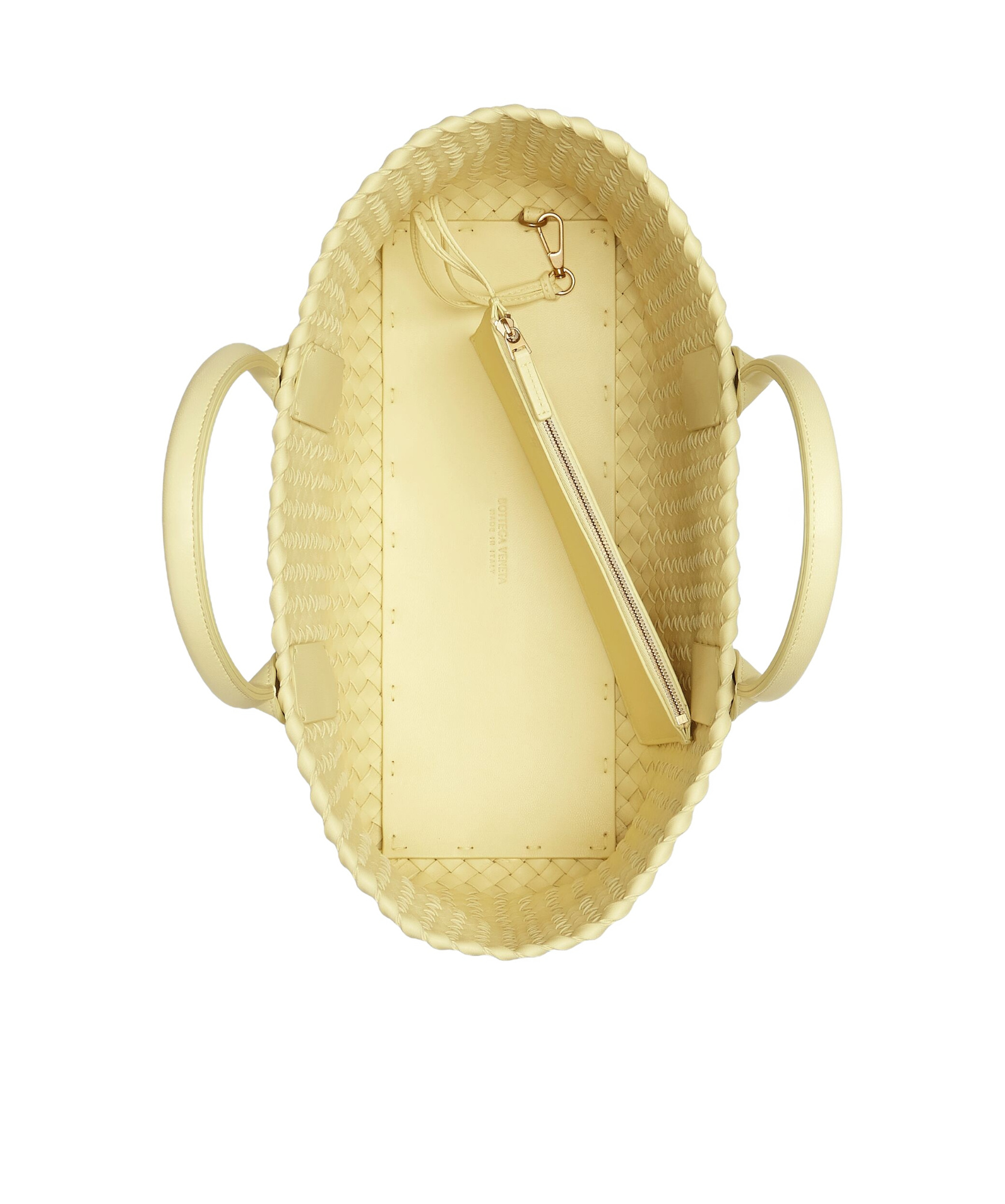 Bottega Veneta Small Intreccio Handbag In Nude