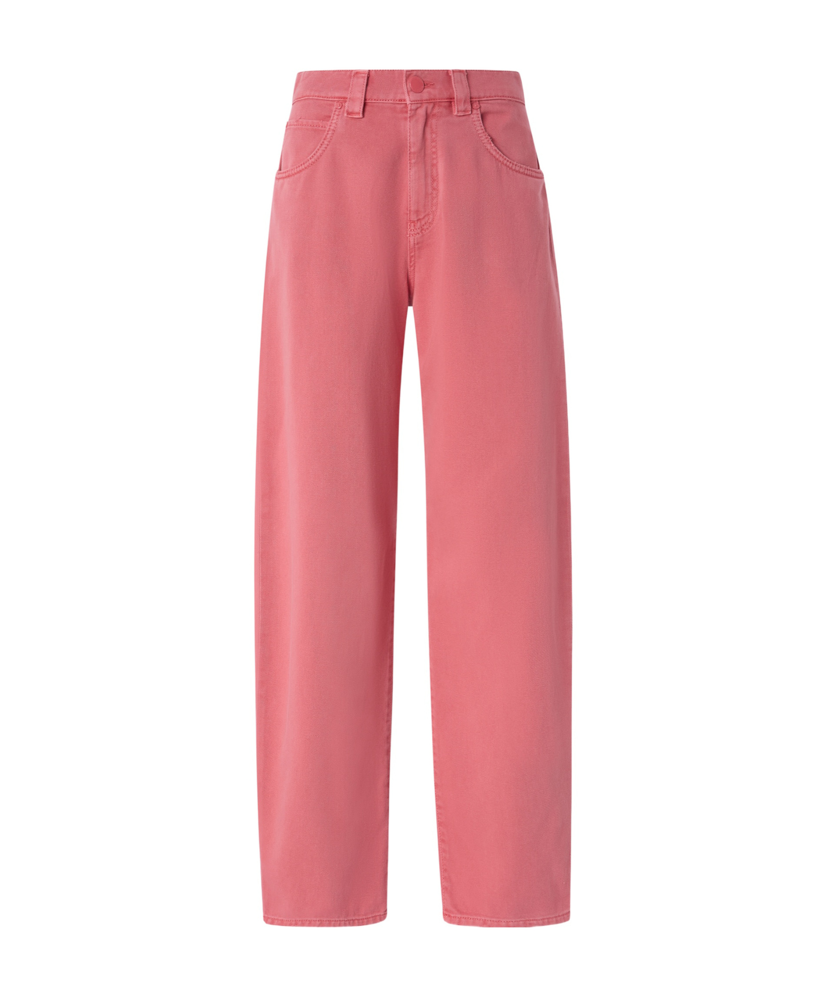 Pinko Wide-leg Casual Pants In Red