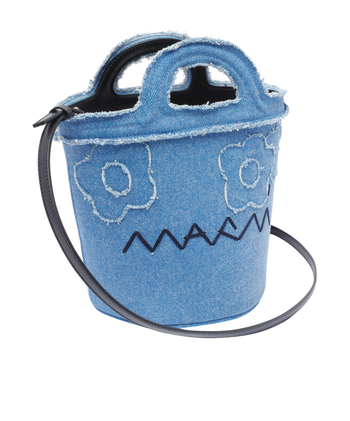 Marni Denim Shoulder Bag In Blue