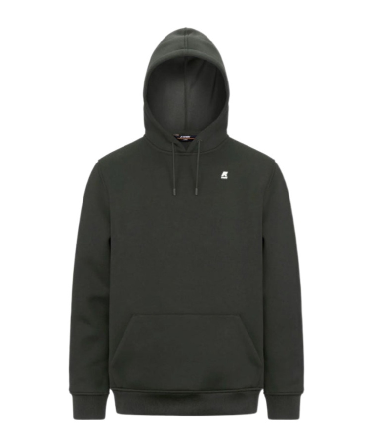 K-way K Way Bernie Hooded Sweatshirt In Black