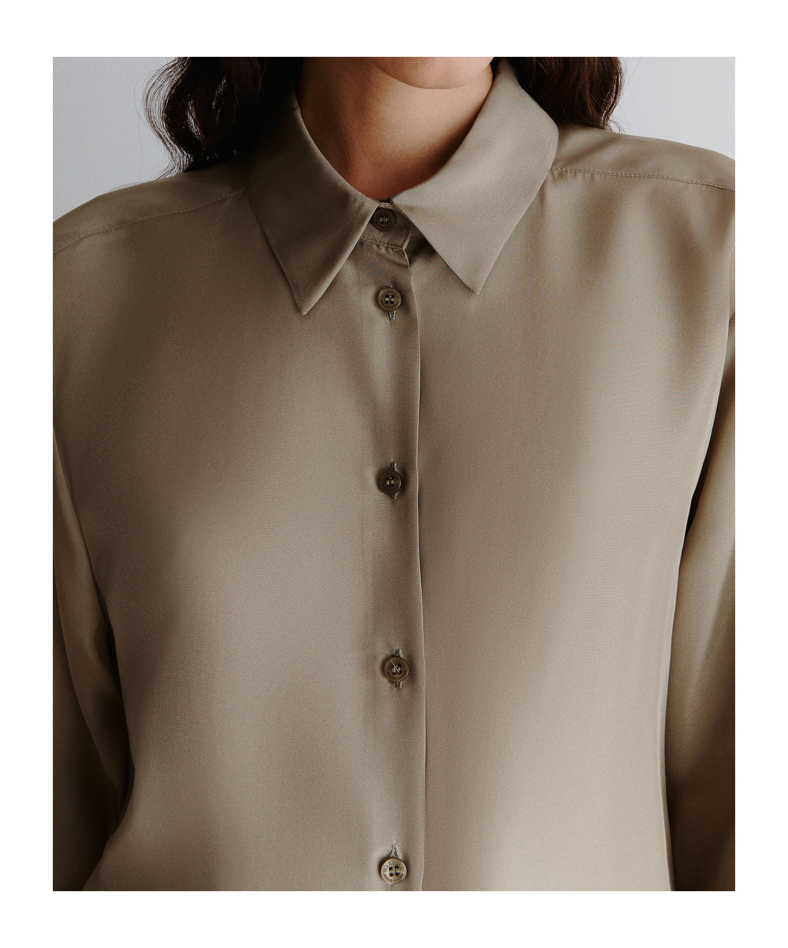 MARELLA LAPEL LONG SLEEVE SHIRT