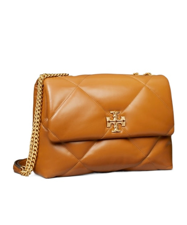 Tory Burch Kira Diamond Quilt Convertible Shoulder Ba In Brown