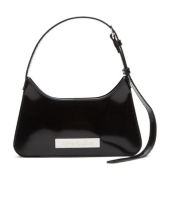 Acne Studios Mini Platt Shoulder Bag In Black